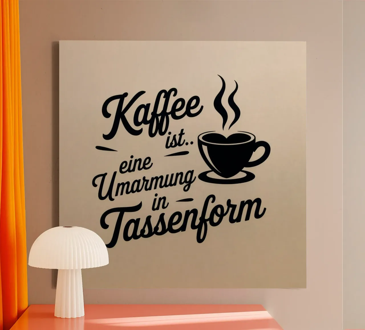 Umarmung in Tassenform tela da Aphorismiker