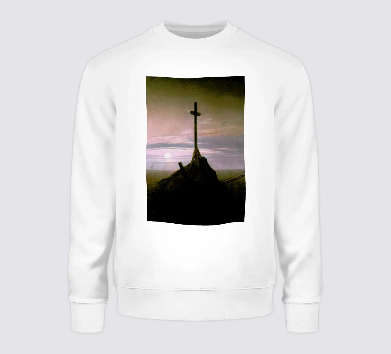Friedrich - The Cross Beside The Baltic felpa da Vintage by JUNIQE