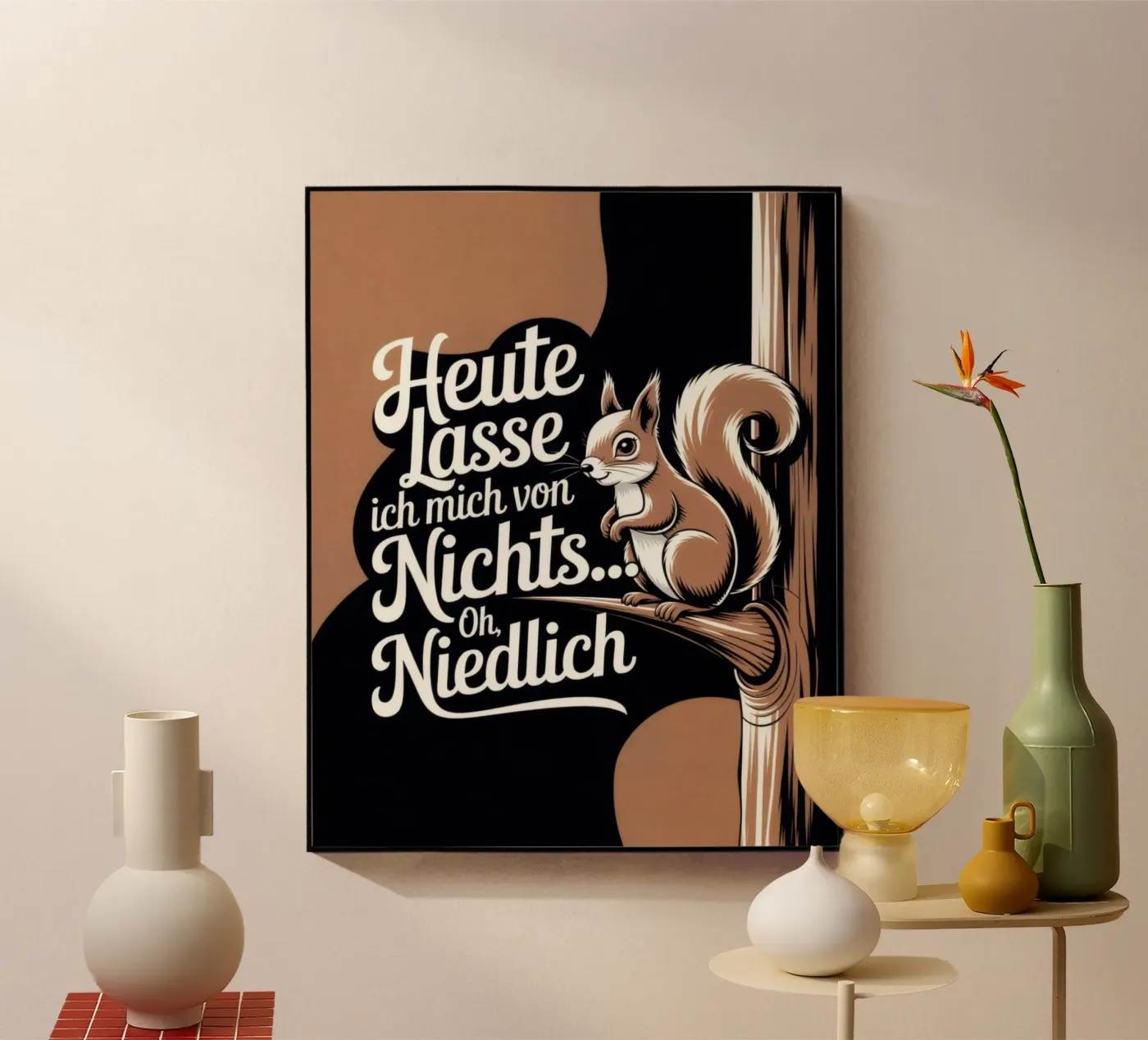 Oh, niedlich acrylic glass by Aphorismiker