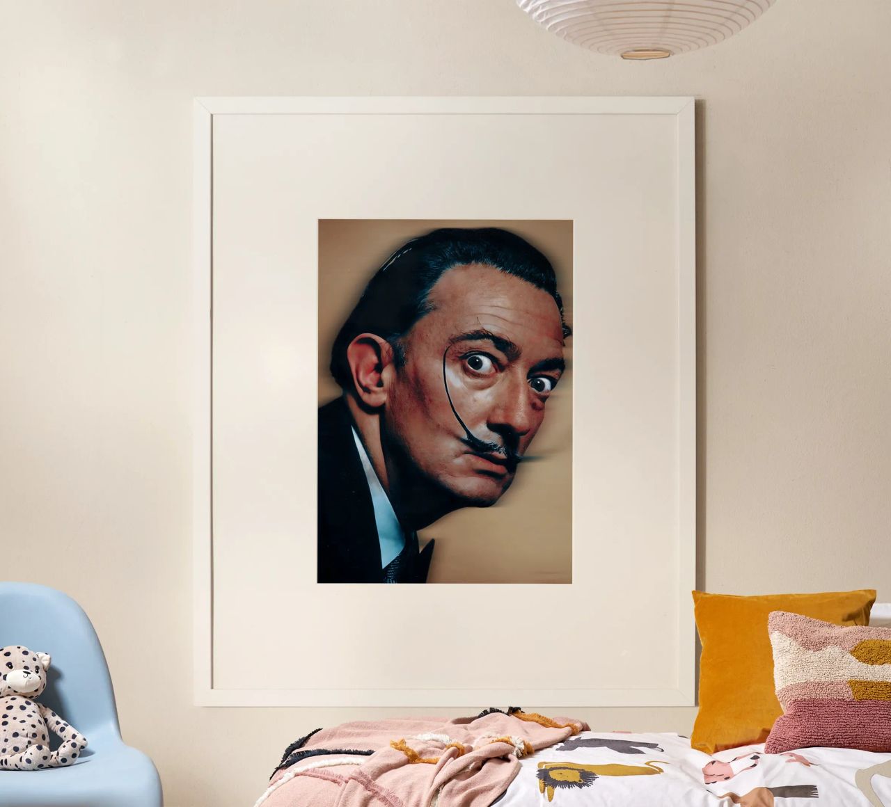 Salvador Dali poster de Low poly art