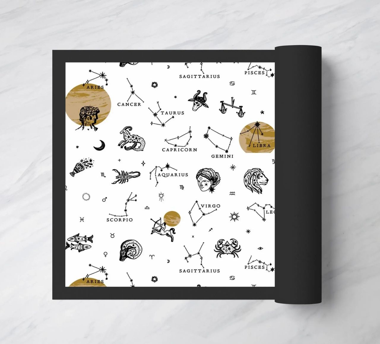 Zodiac Pattern No 02 felpudo de treechild