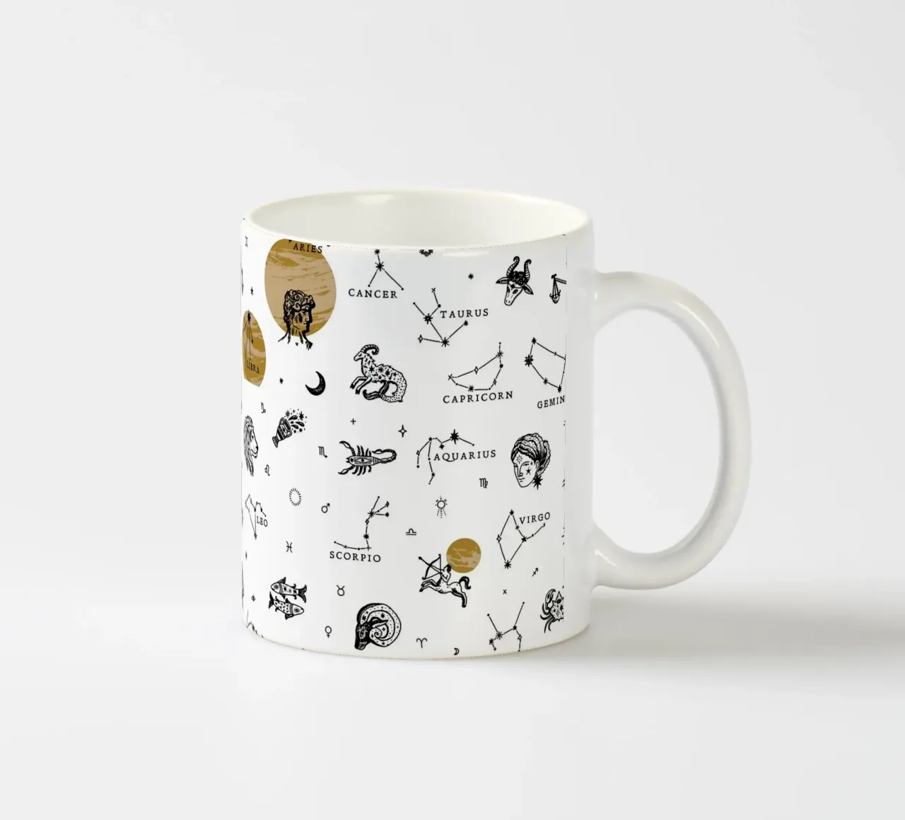 Zodiac Pattern No 02 mug en céramique de treechild