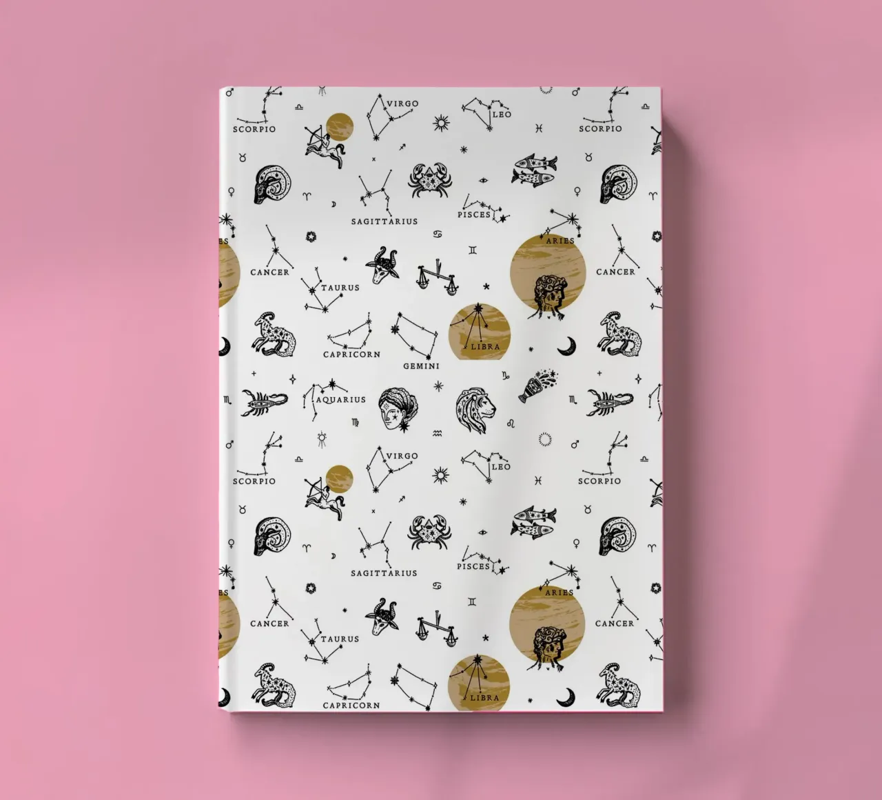 Zodiac Pattern No 02 Notizbuch von treechild