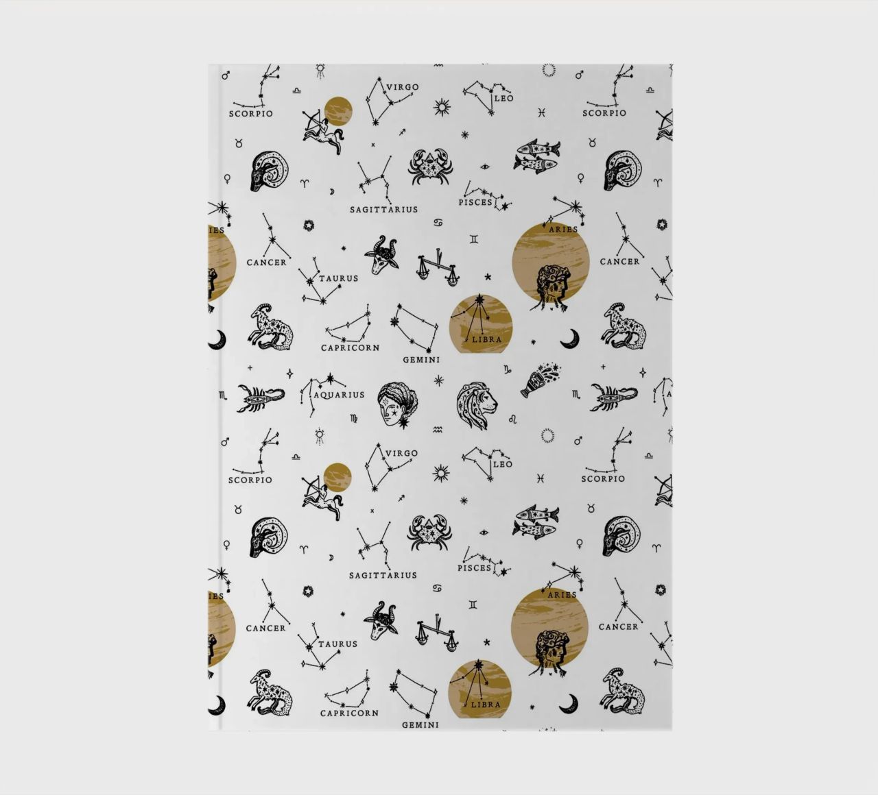 Zodiac Pattern No 02 carnet de notes de treechild