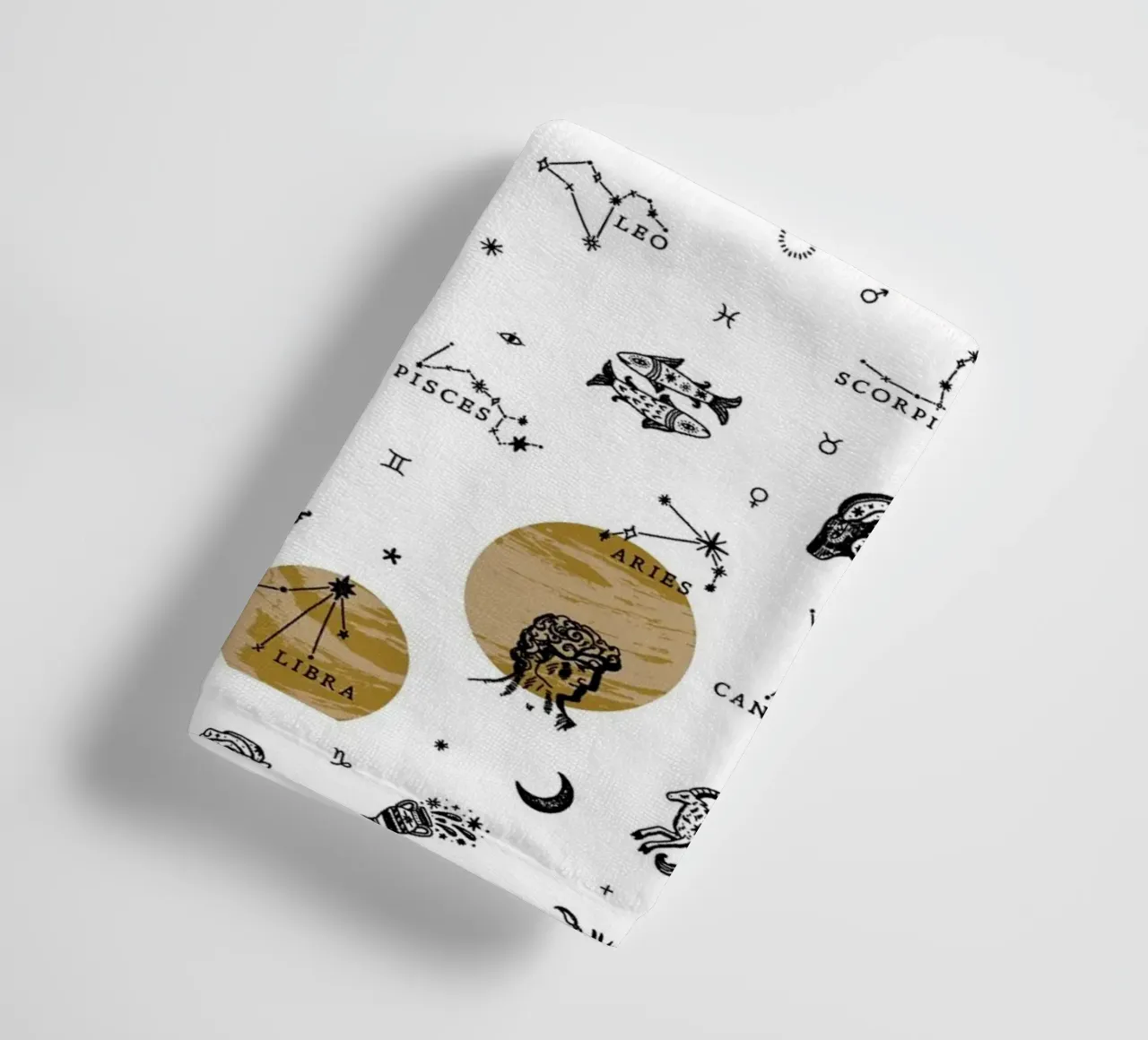 Zodiac Pattern No 02 asciugamano da bagno da treechild