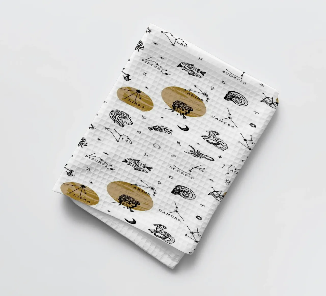 Zodiac Pattern No 02 canovaccio da cucina da treechild