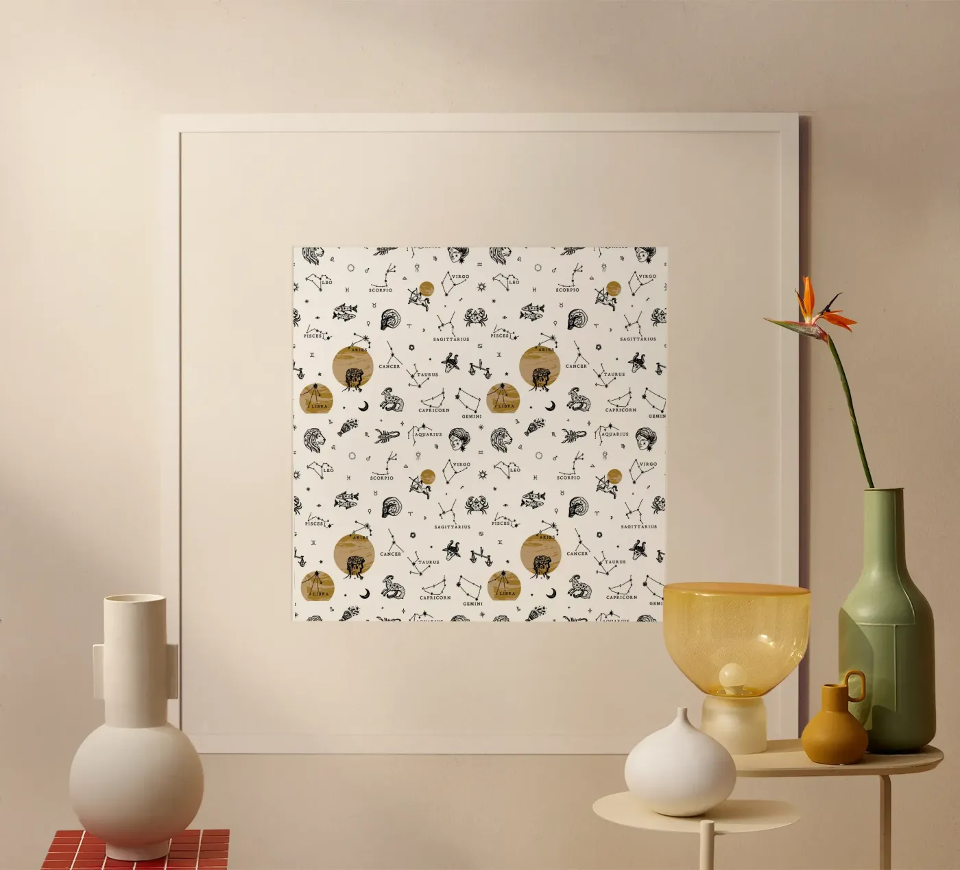 Zodiac Pattern No 02 poster da treechild