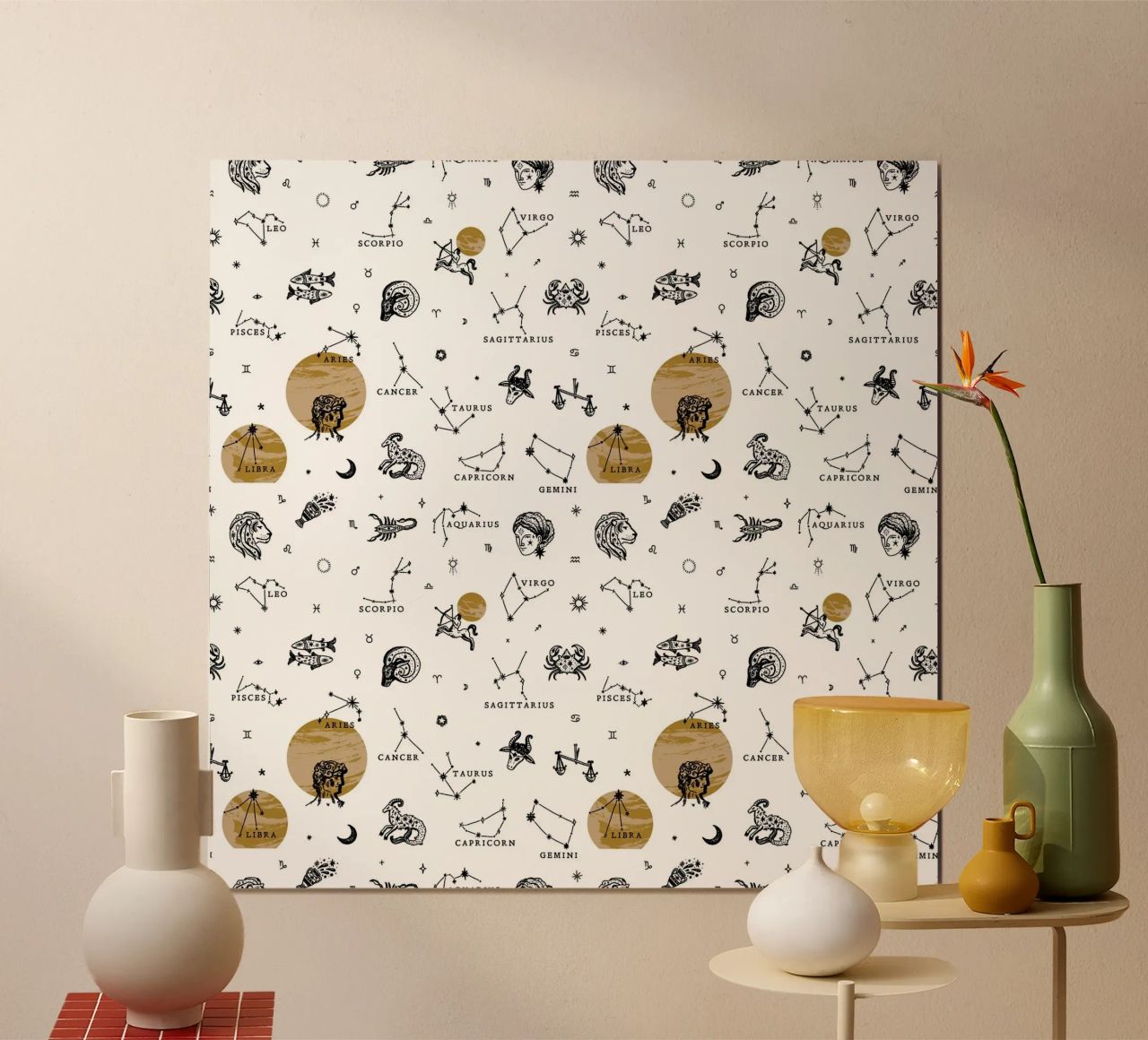 Zodiac Pattern No 02 poster da treechild