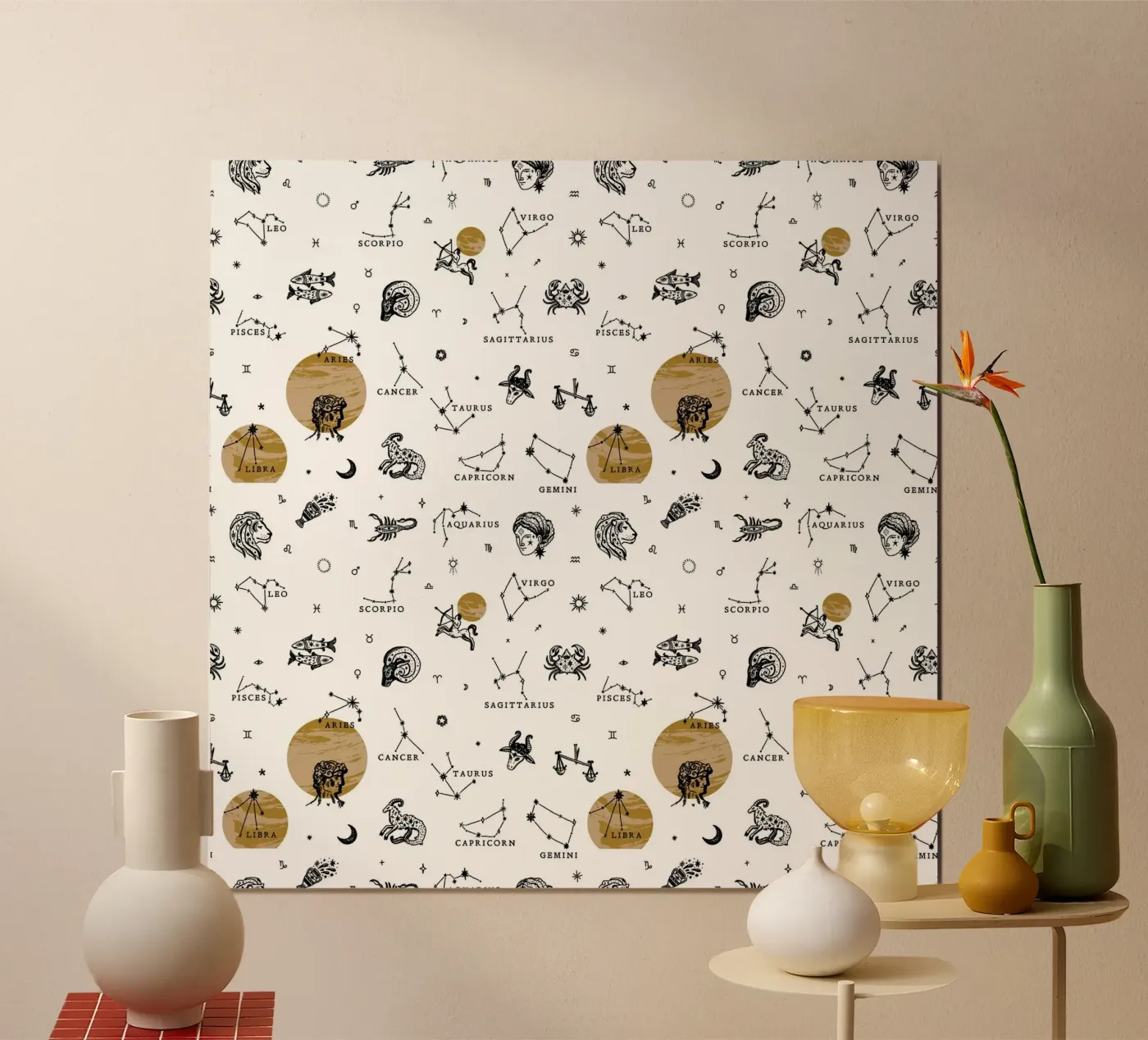Zodiac Pattern No 02 poster da treechild