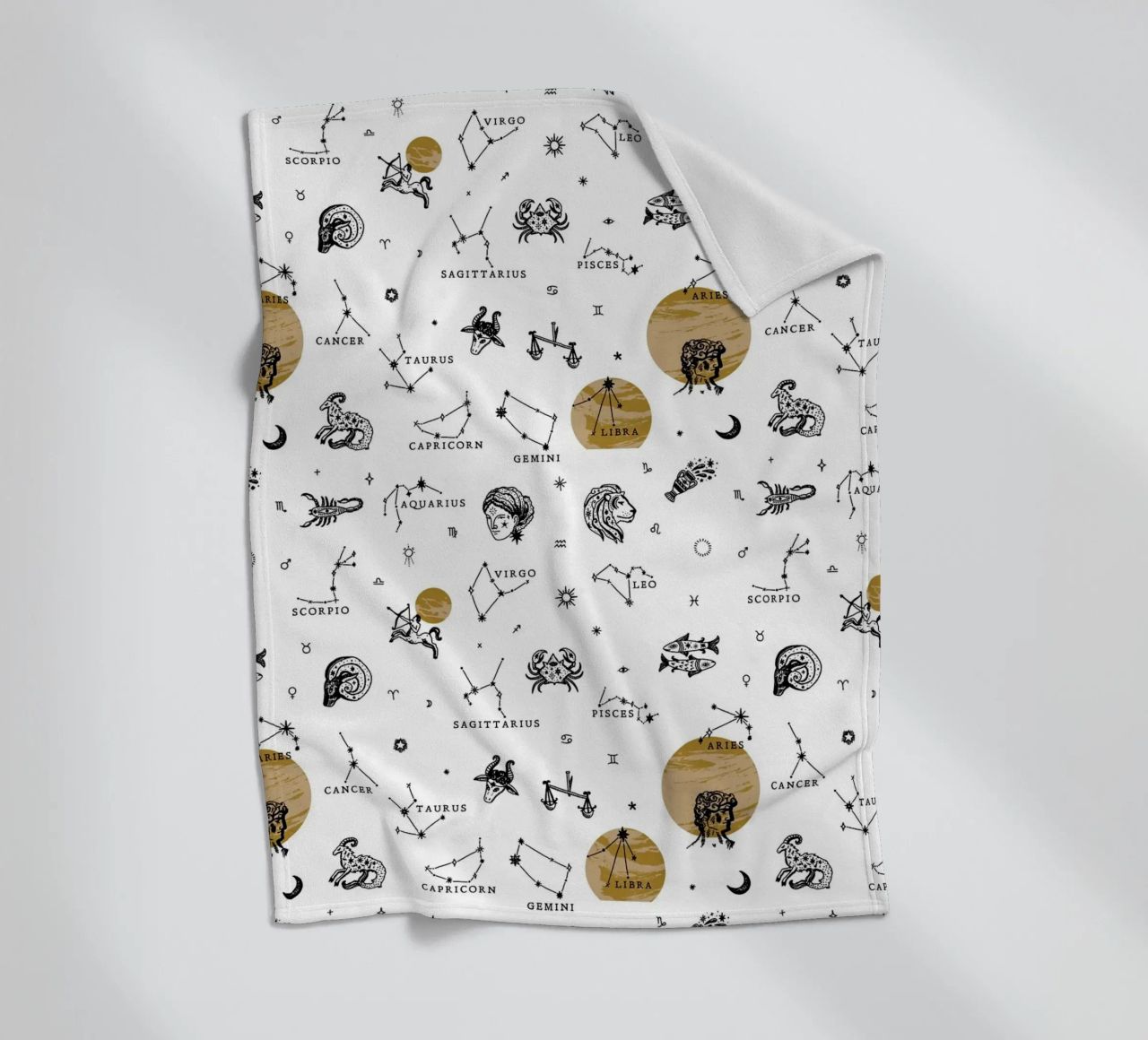Zodiac Pattern No 02 coperta in pile da treechild