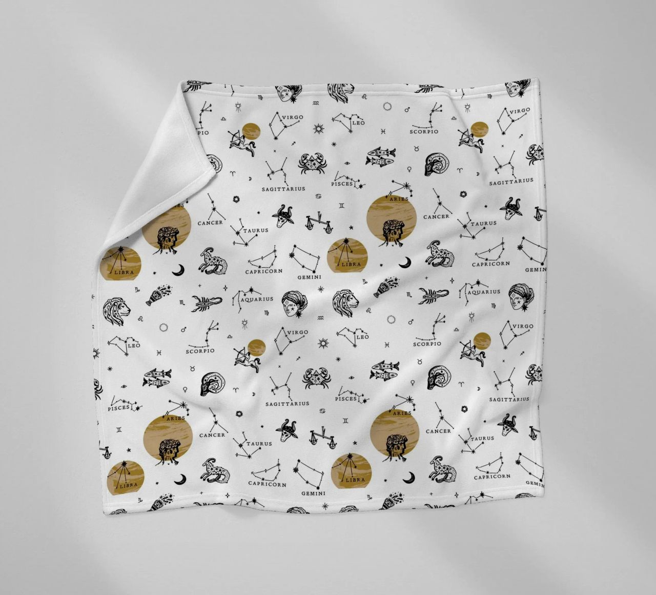 Zodiac Pattern No 02 coperta in pile da treechild