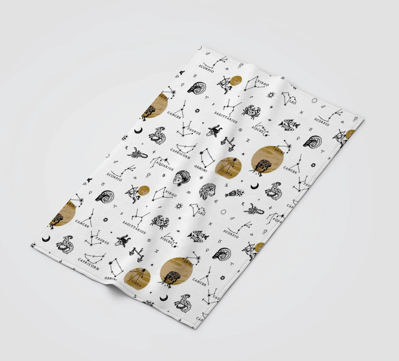 Zodiac Pattern No 02 coperta in pile da treechild