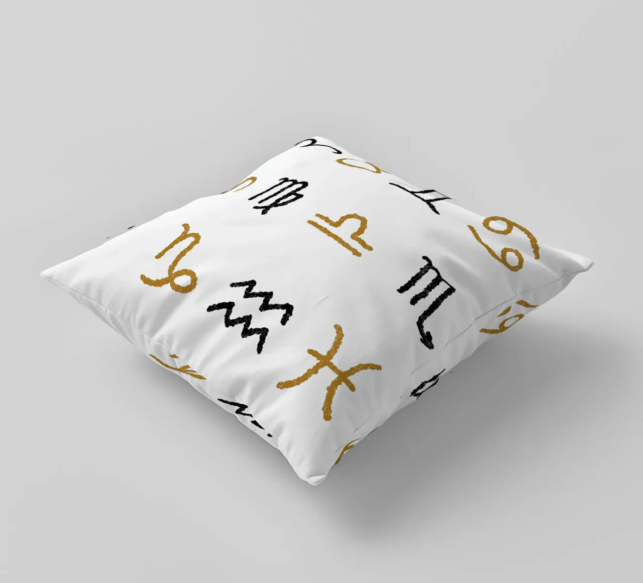 Zodiac Signs (Without Background) cuscino da treechild