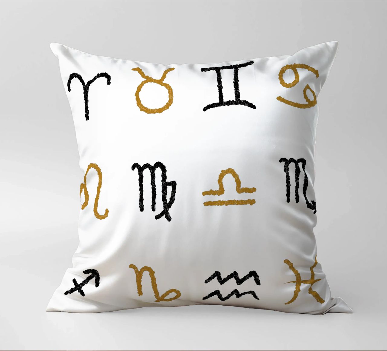Zodiac Signs (Without Background) cuscino da treechild