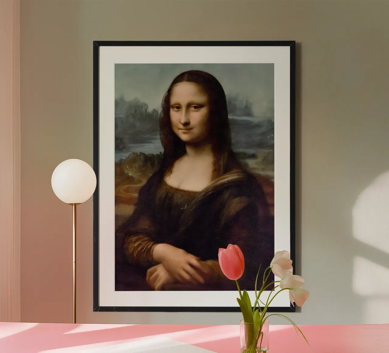 Monalisa hahnemühle by Low poly art