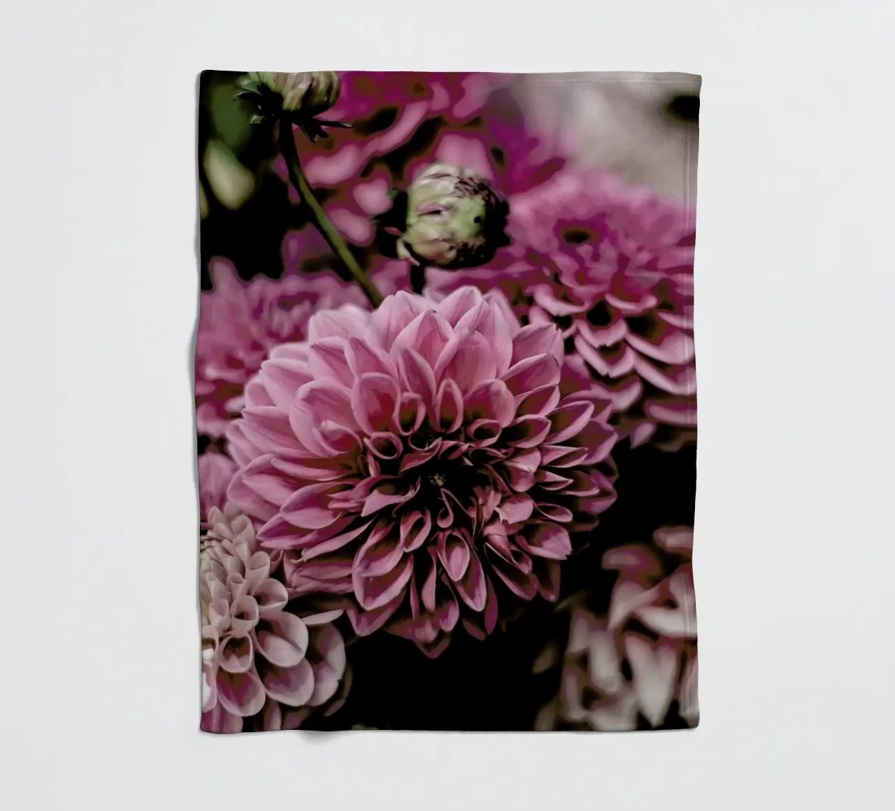 Pink Cushion fleece blanket by Shot By Clint