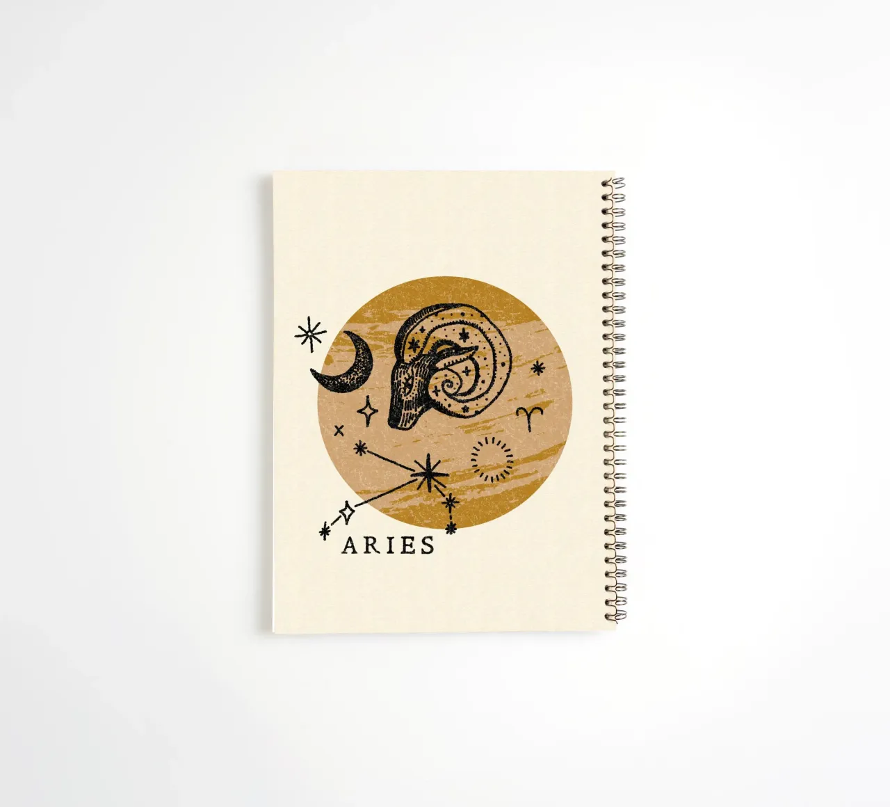 Aries Zodiac spiral notebook by treechild