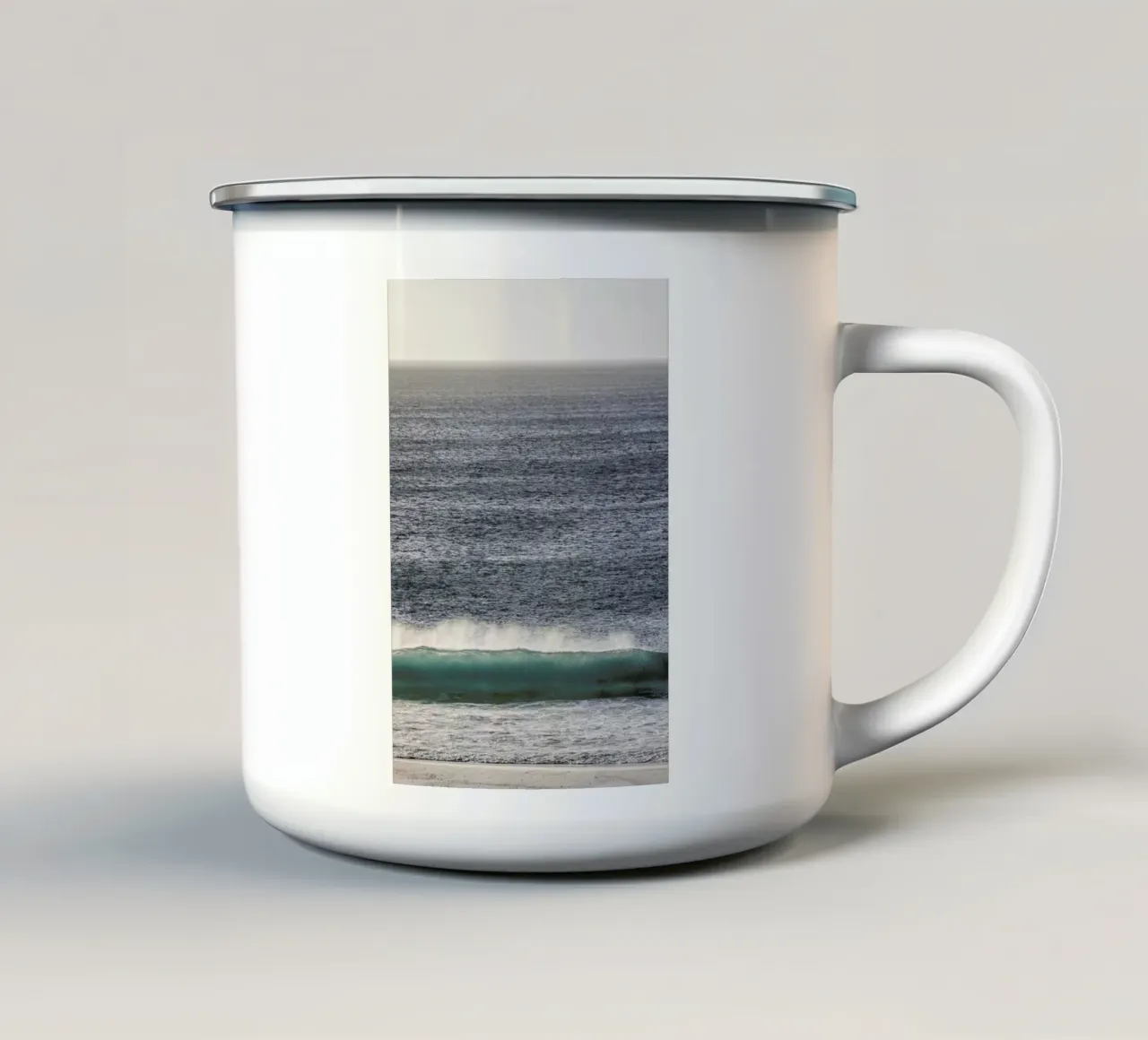 Champagne Sands tazza in smalto da Shot By Clint