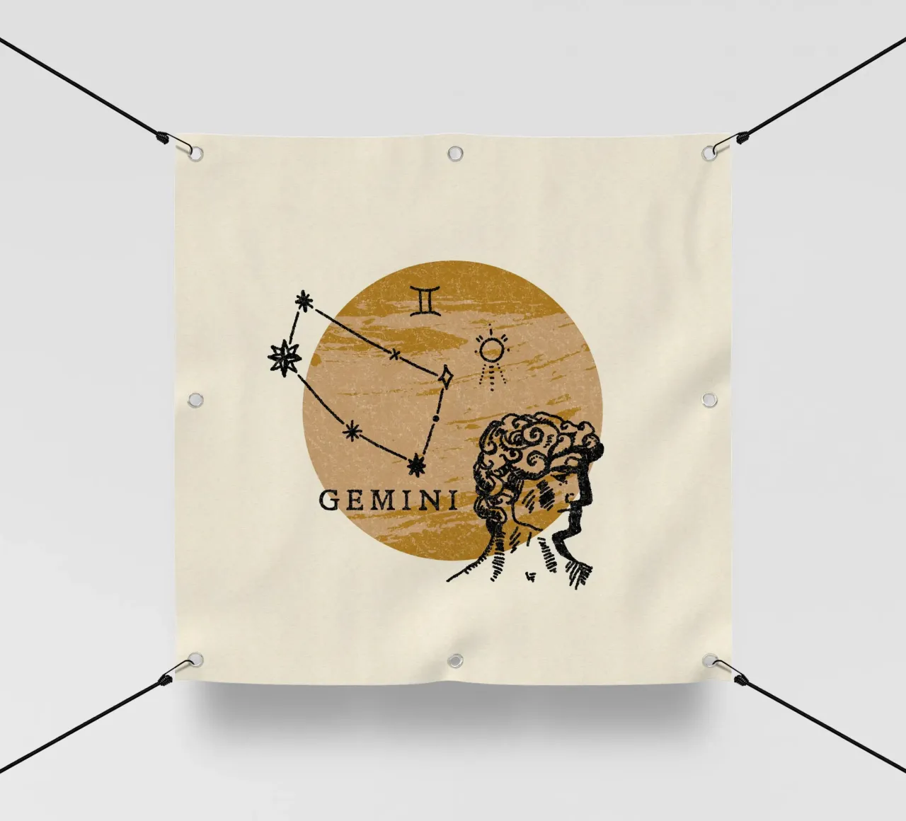Gemini Zodiac telo in pvc da treechild