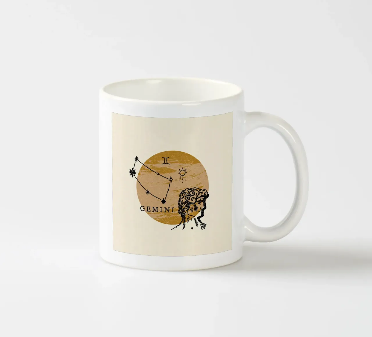 Gemini Zodiac tazza in ceramica da treechild