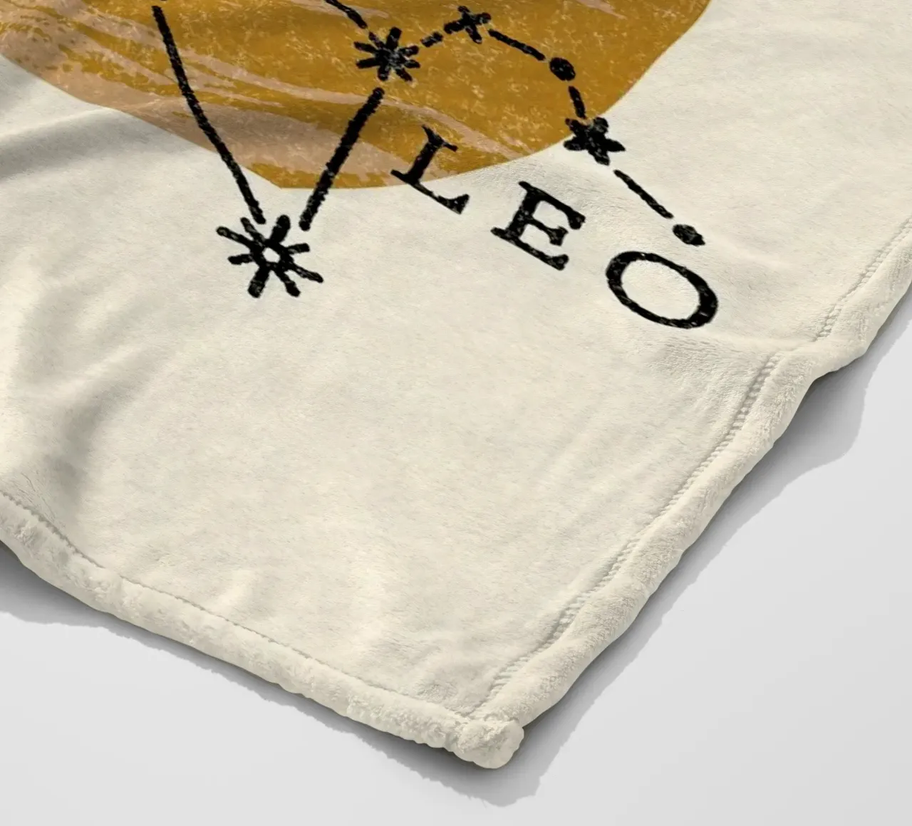 Leo Zodiac fleece blanket by treechild