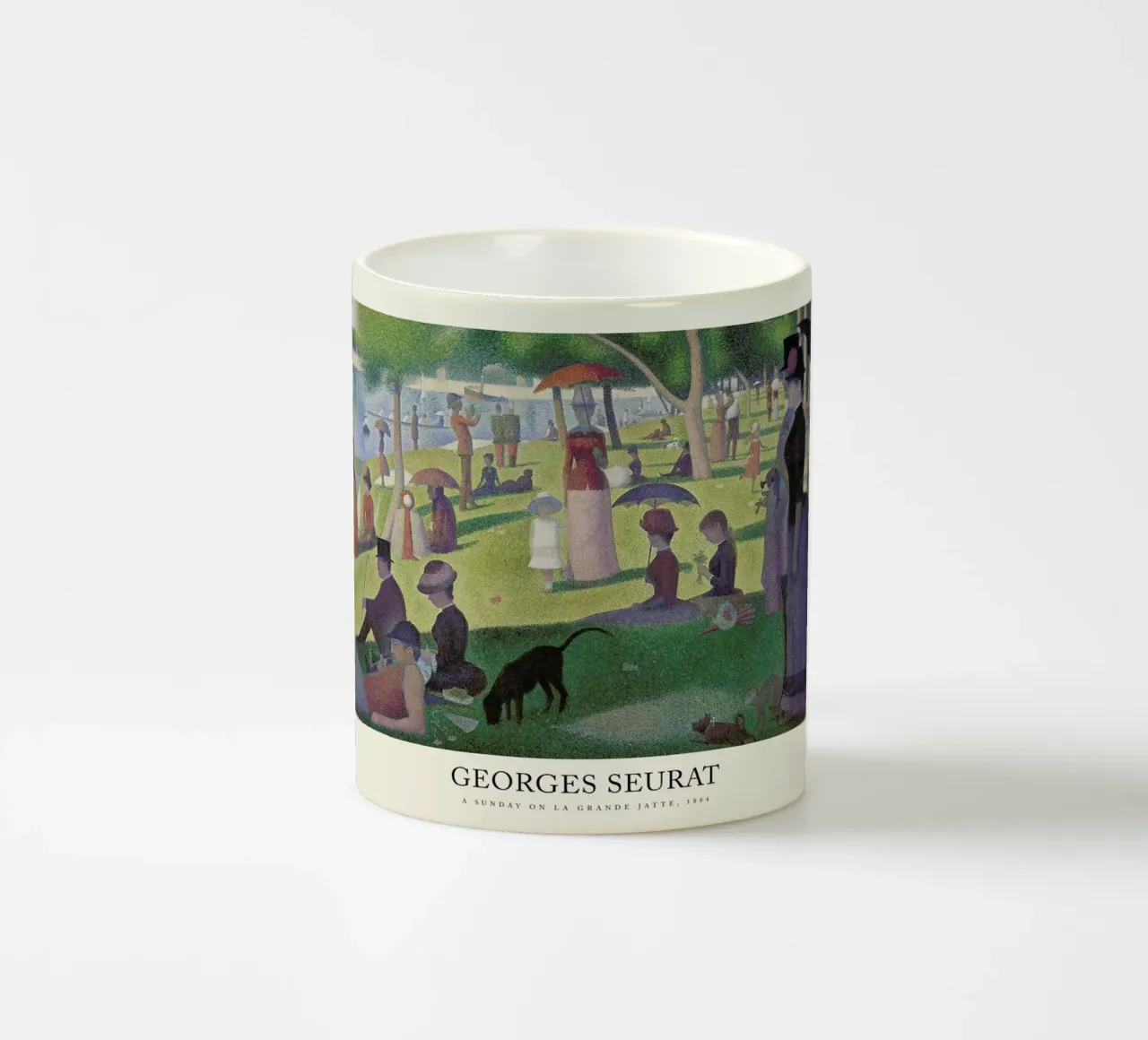 Seurat - A Sunday on La Grande Jatte tazza in ceramica da Vintage by JUNIQE