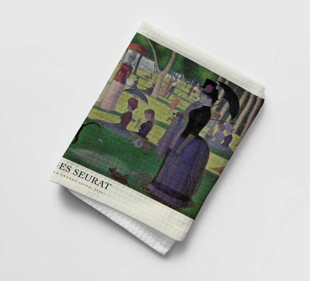 Seurat - A Sunday on La Grande Jatte canovaccio da cucina da Vintage by JUNIQE