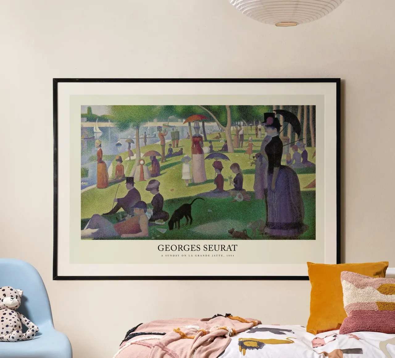Seurat - A Sunday on La Grande Jatte carta hahnemühle da Vintage by JUNIQE