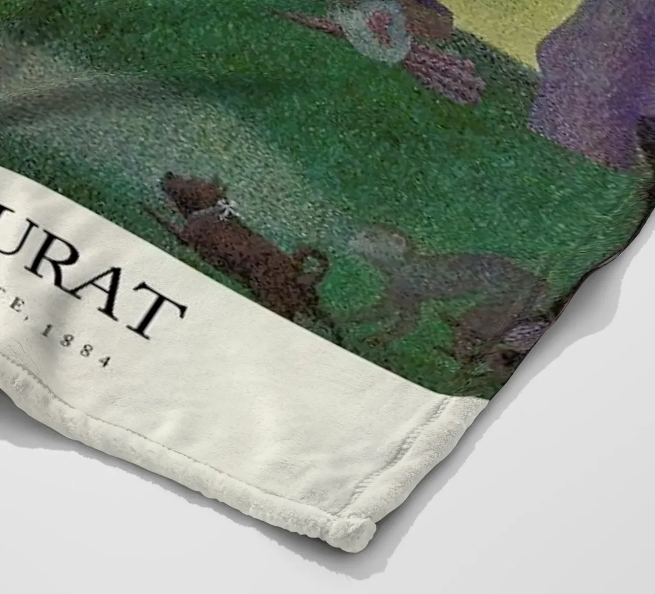 Seurat - A Sunday on La Grande Jatte coperta in pile da Vintage by JUNIQE