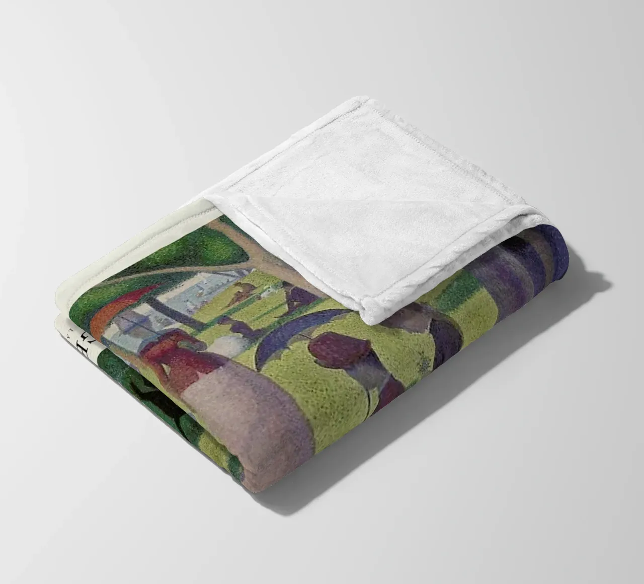 Seurat - A Sunday on La Grande Jatte coperta in pile da Vintage by JUNIQE