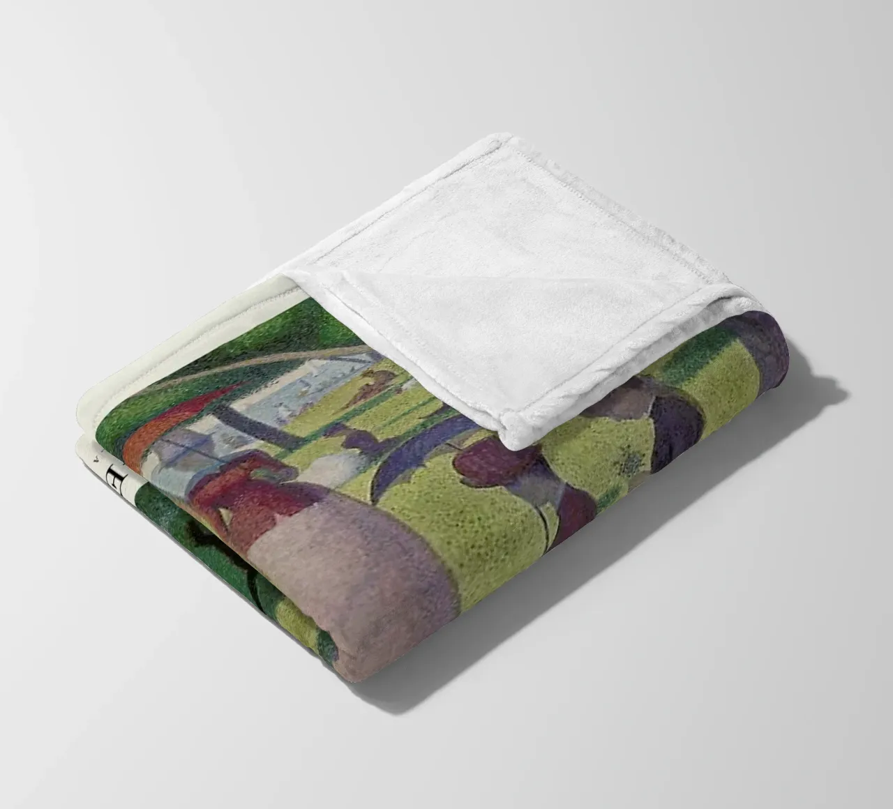 Seurat - A Sunday on La Grande Jatte coperta in pile da Vintage by JUNIQE