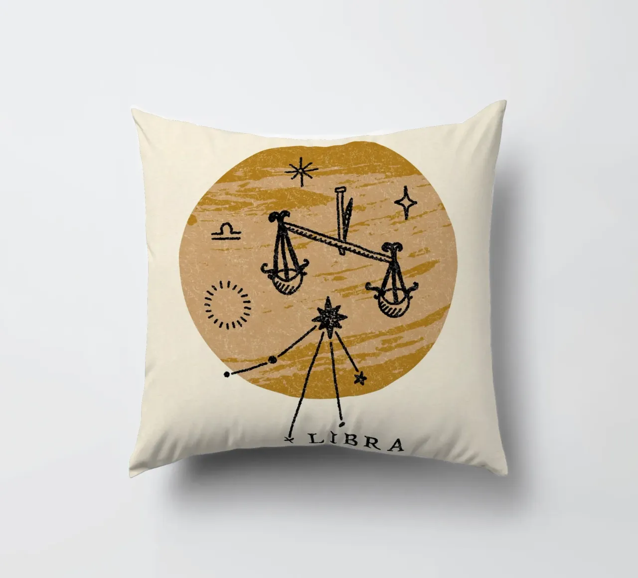 Libra Zodiac cuscino da treechild
