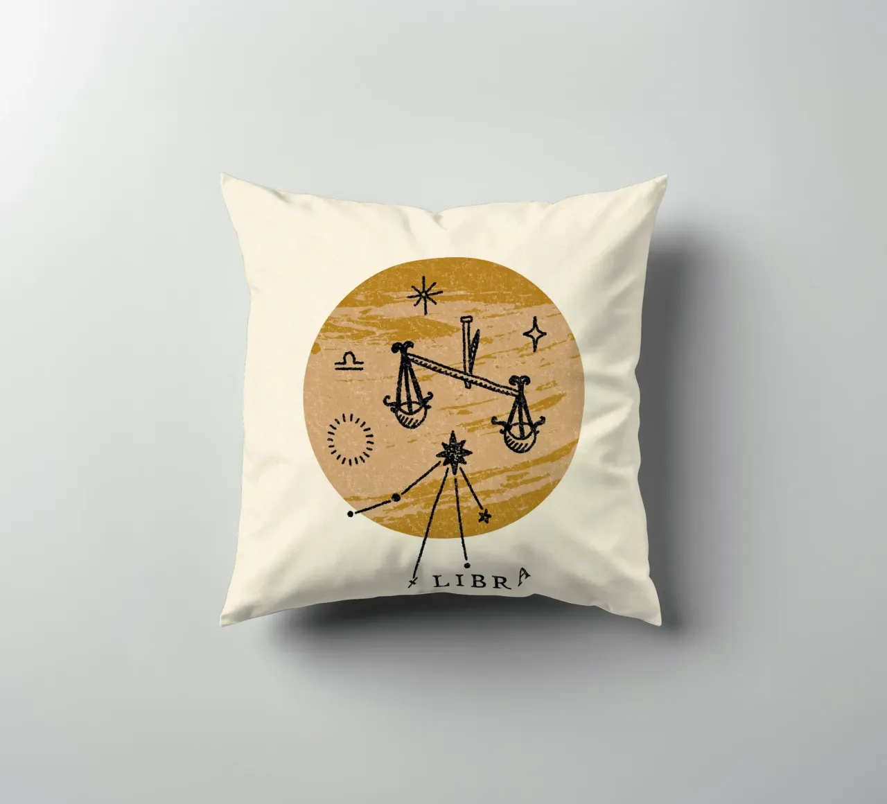 Libra Zodiac cuscino da treechild