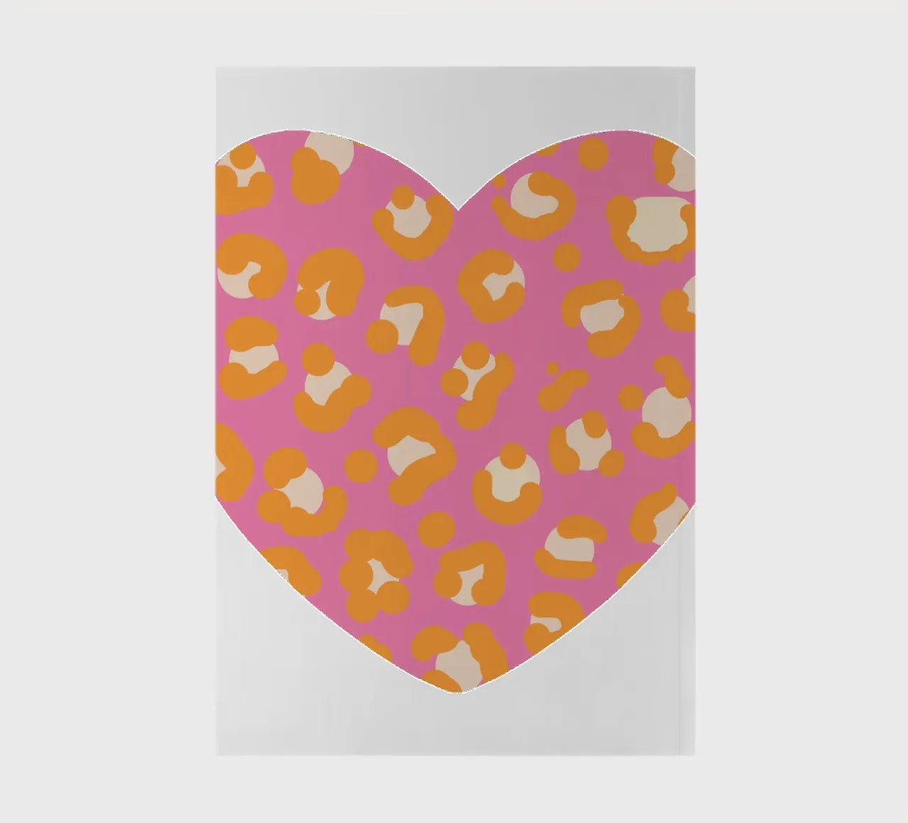 Leo heart 2 notebook by Julia Reyelt