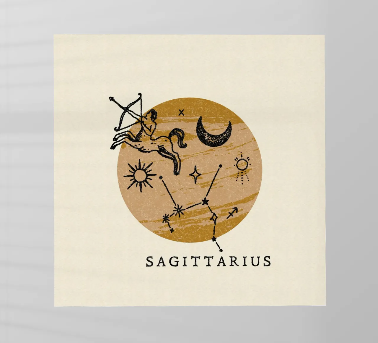 Sagittarius Zodiac pellicola backlit da treechild