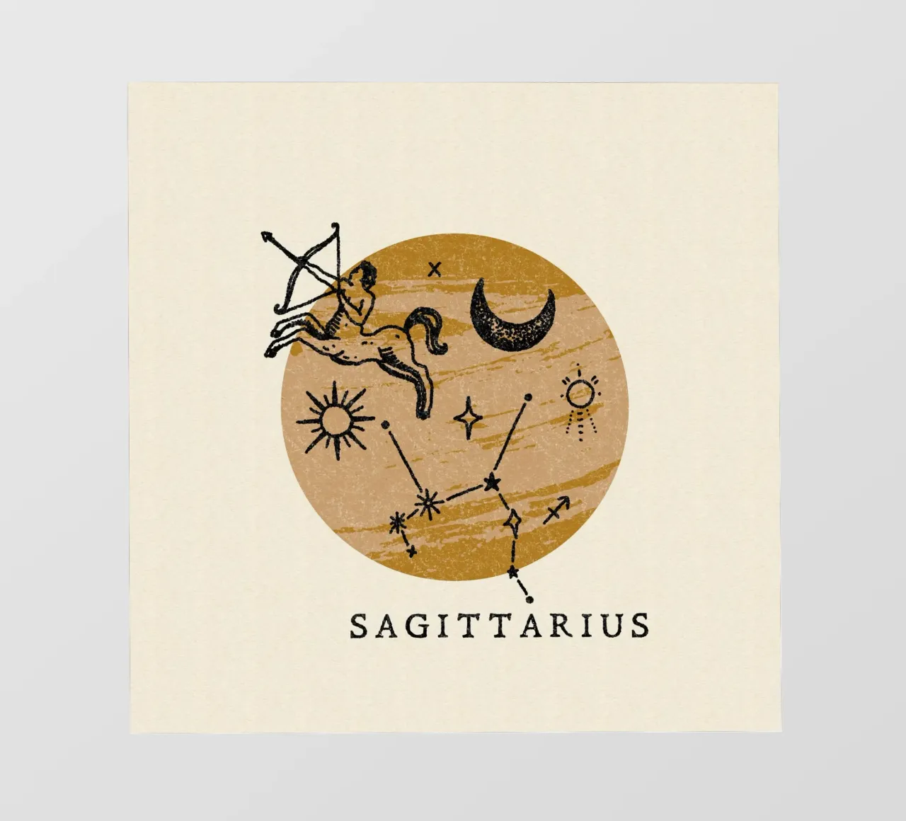 Sagittarius Zodiac pellicola backlit da treechild