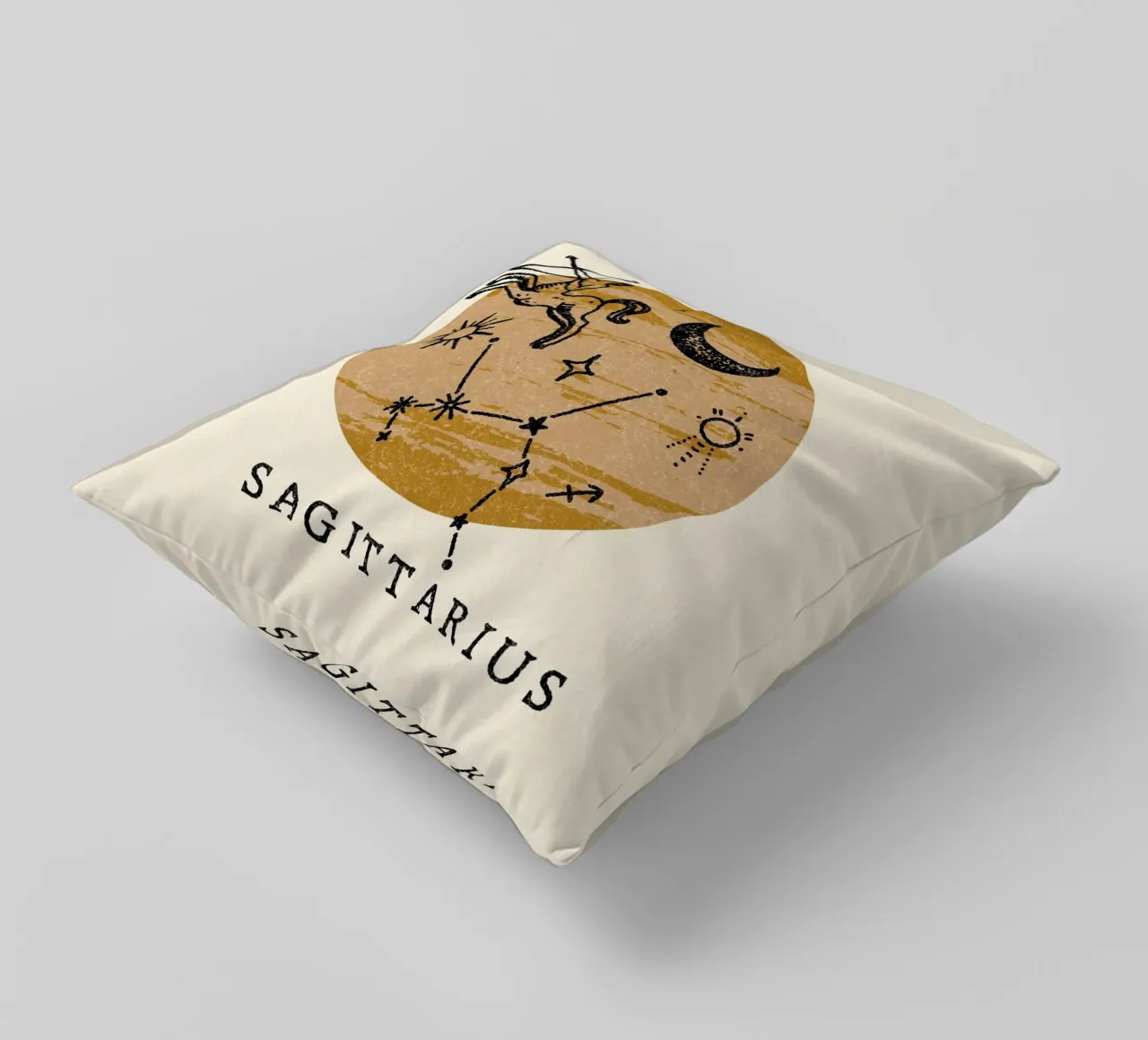 Sagittarius Zodiac cuscino da treechild