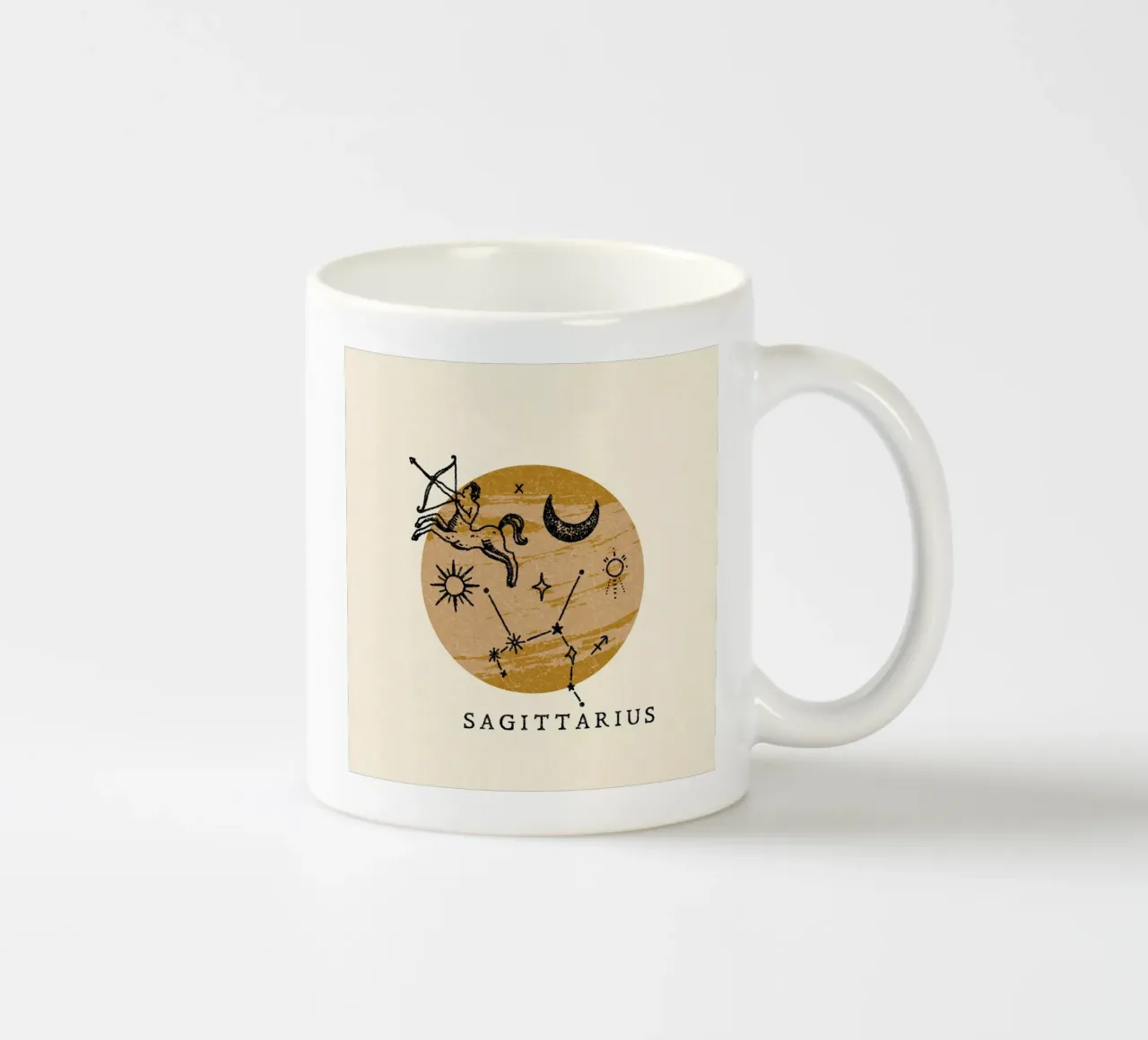 Sagittarius Zodiac tazza in ceramica da treechild