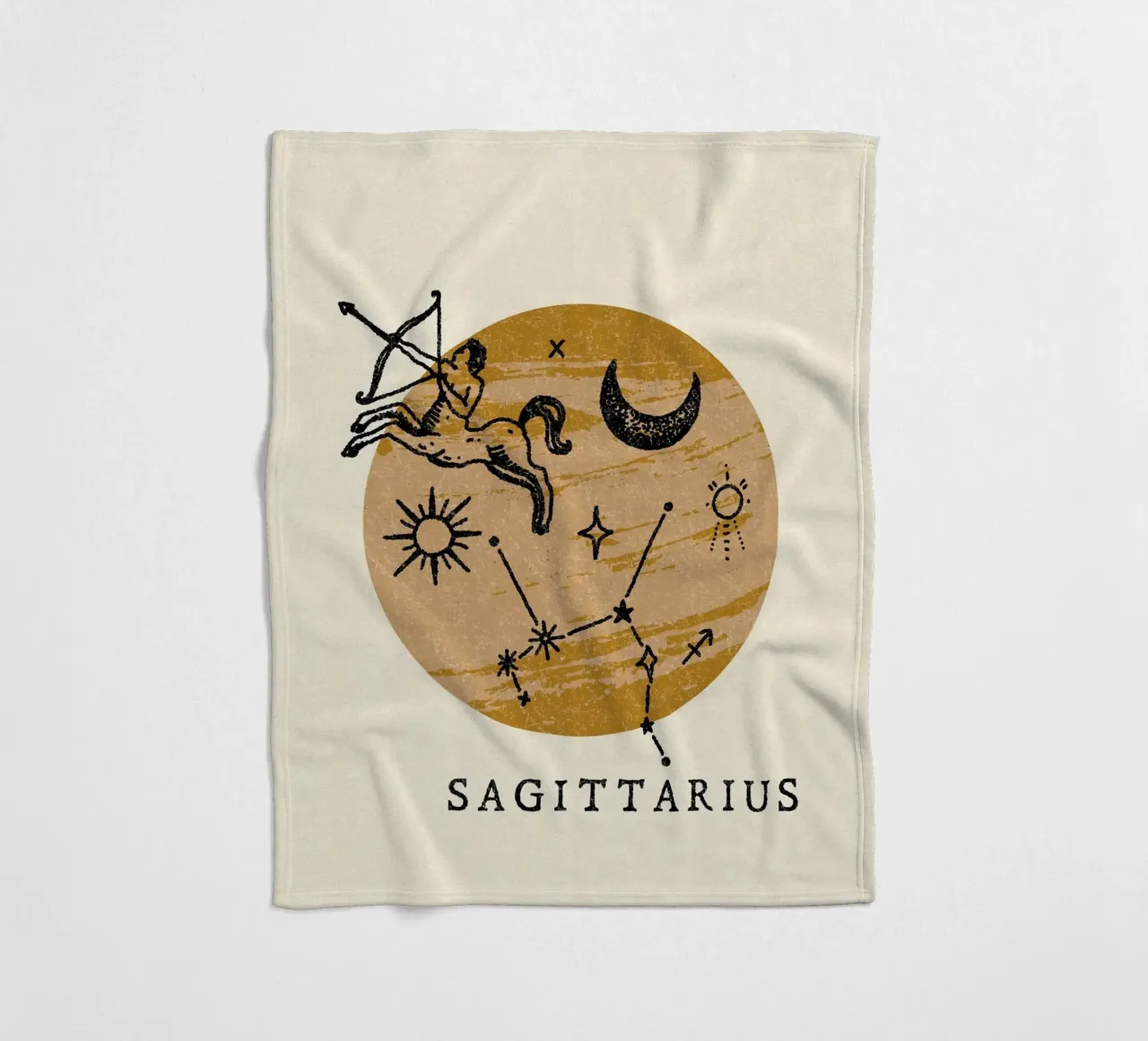 Sagittarius Zodiac coperta in pile da treechild