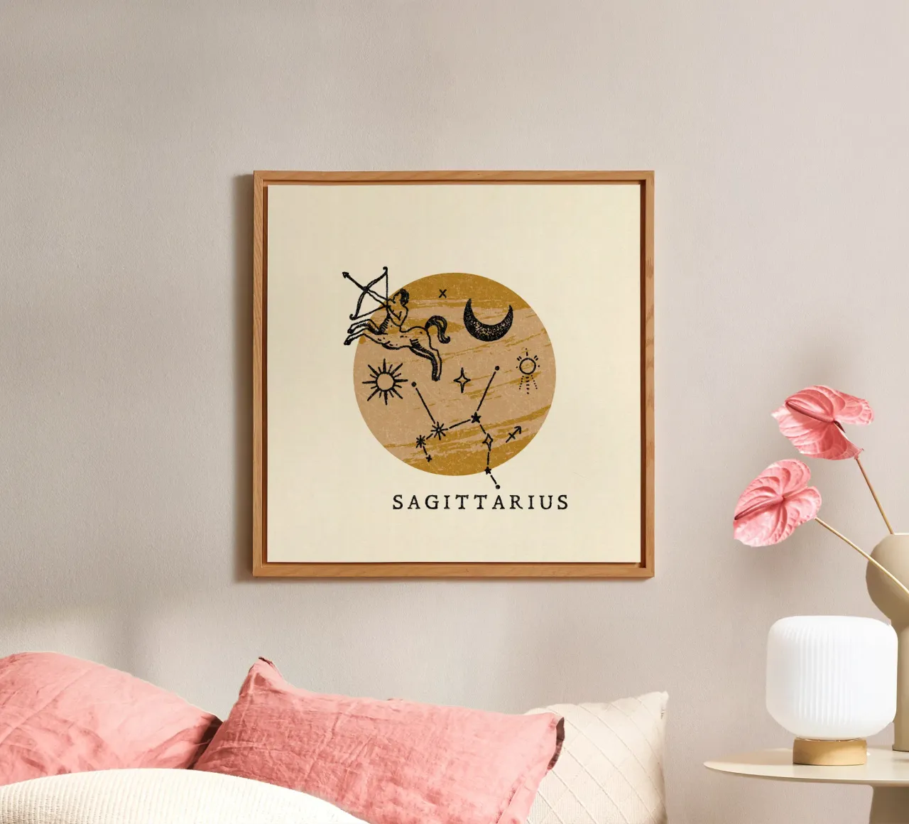 Sagittarius Zodiac alluminio dibond da treechild