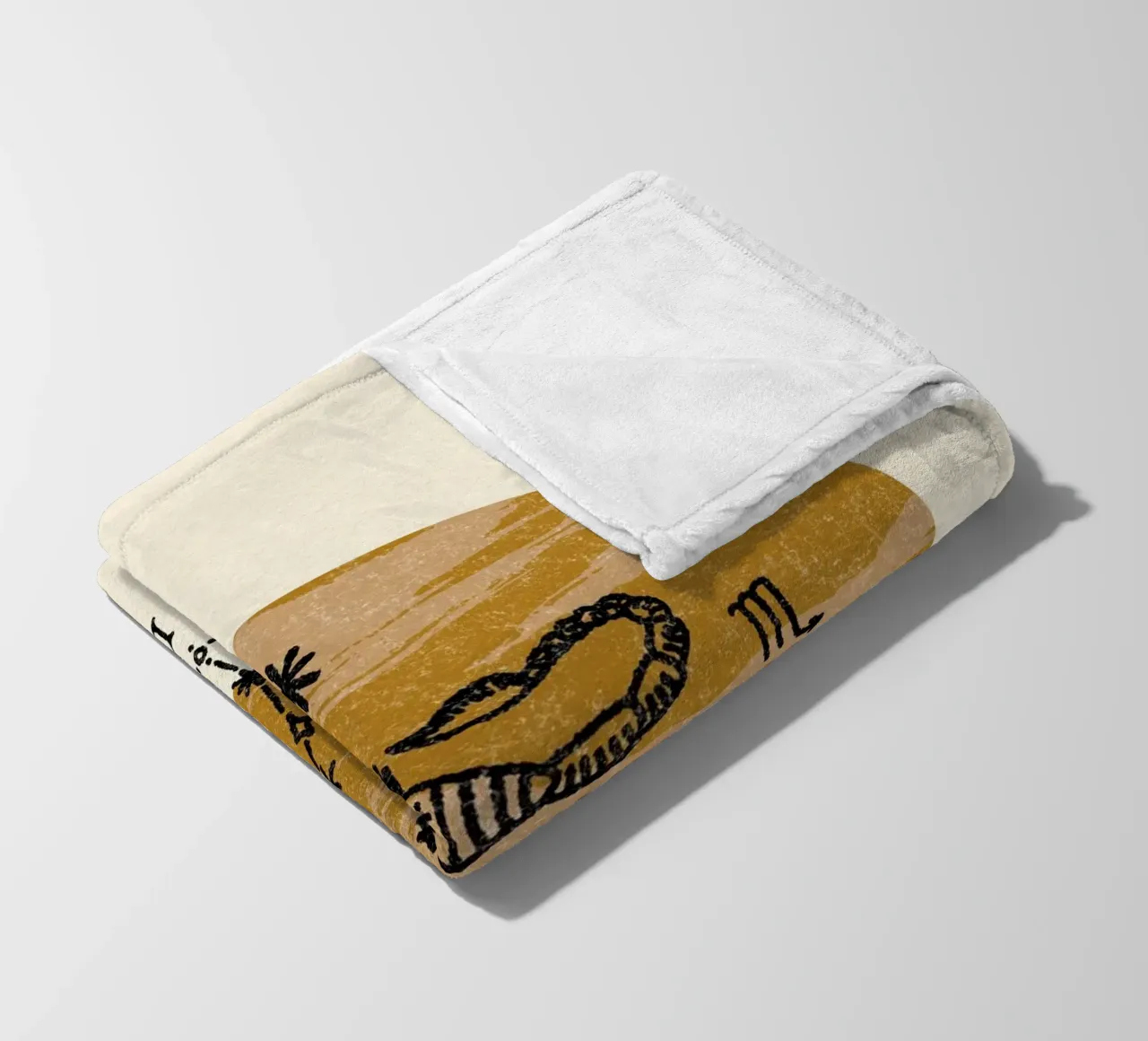 Scorpio Zodiac coperta in pile da treechild