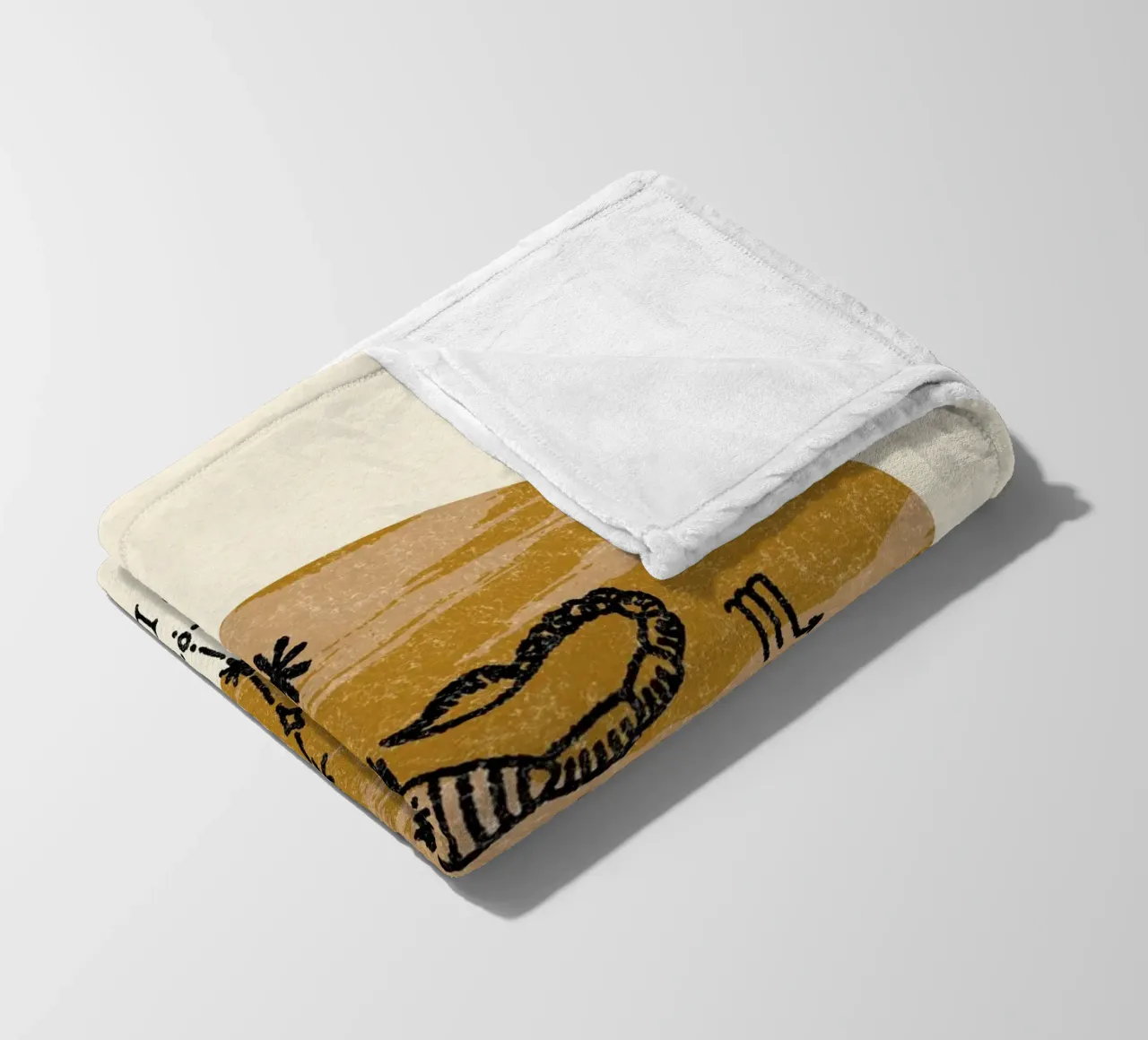 Scorpio Zodiac coperta in pile da treechild