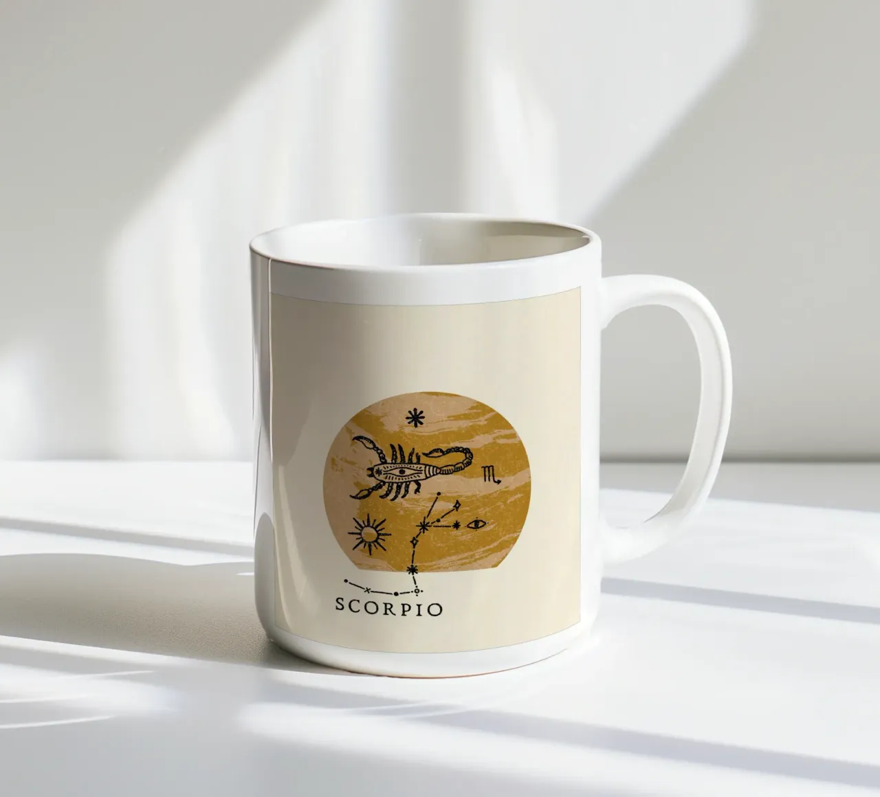 Scorpio Zodiac tazza in ceramica da treechild