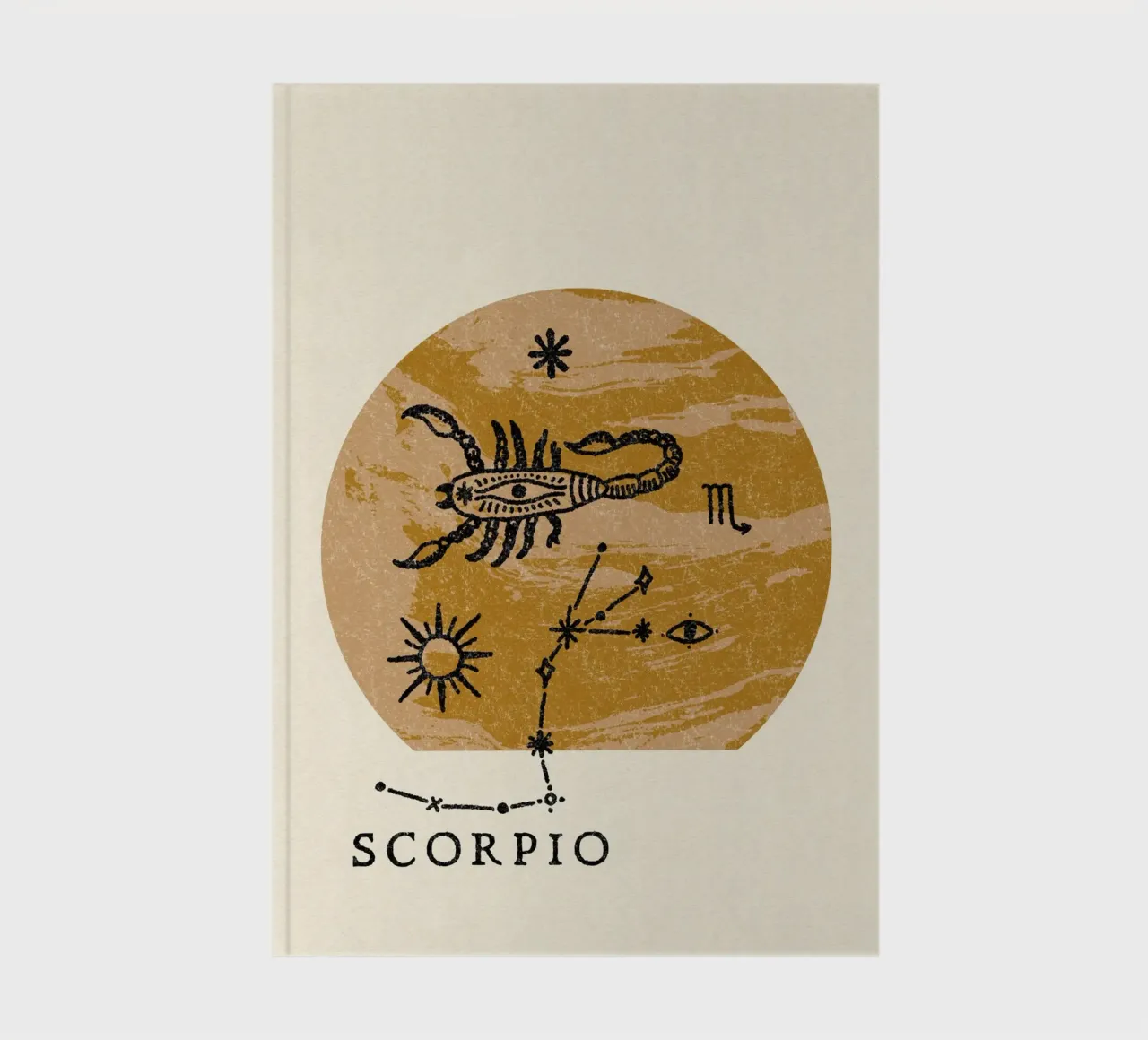 Scorpio Zodiac notebook by treechild