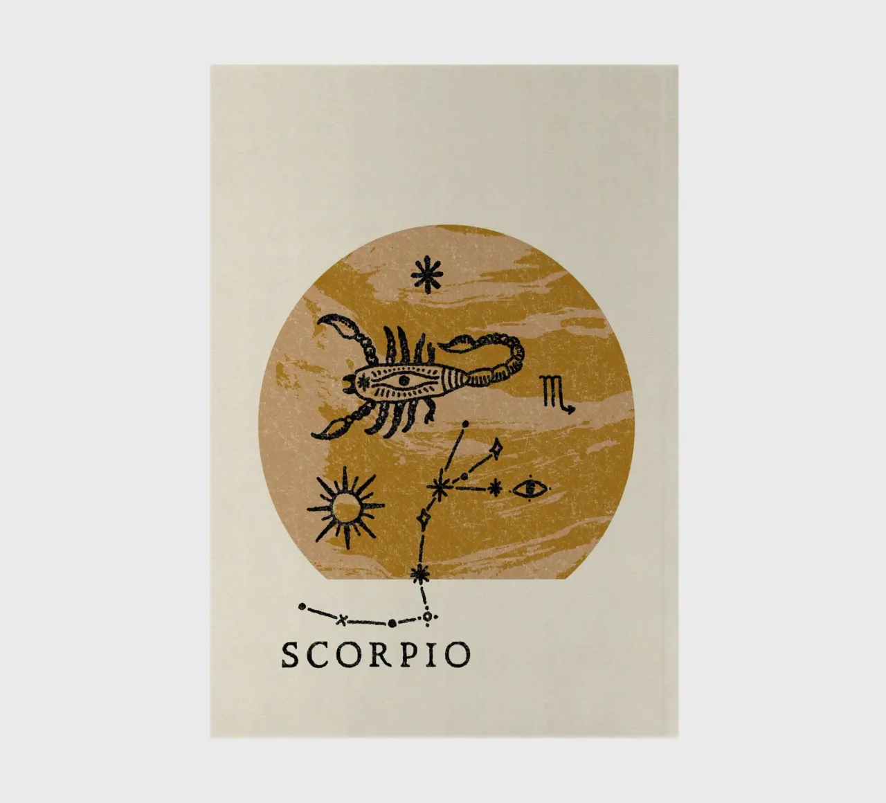 Scorpio Zodiac notebook by treechild