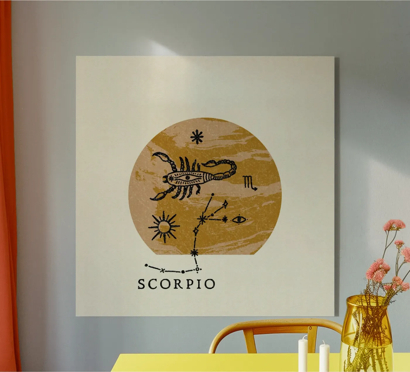 Scorpio Zodiac plexiglass da treechild