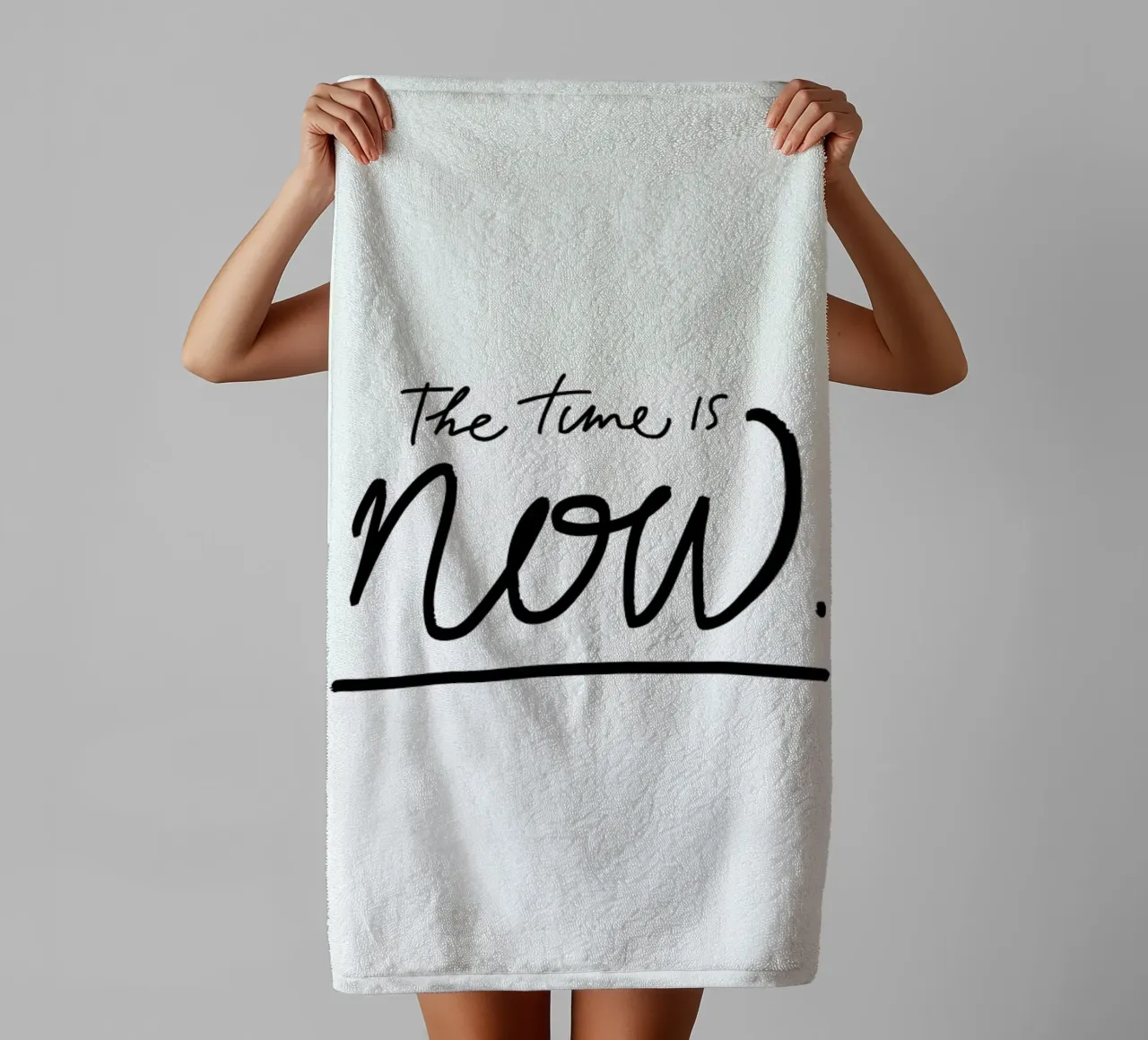 The Time is Now Handtuch von Studio One