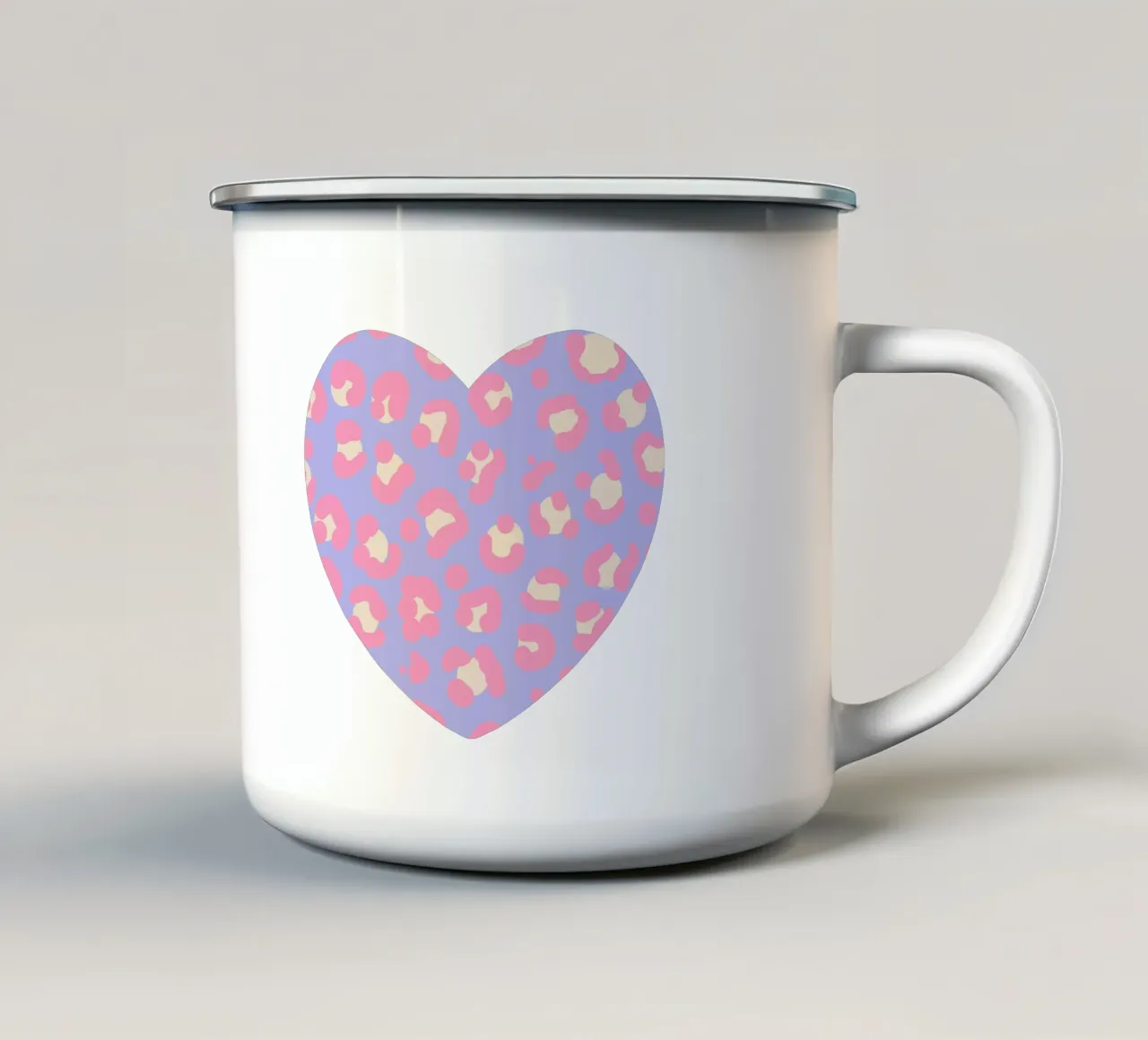 Cuore di Leone 3 tazza in smalto da Julia Reyelt