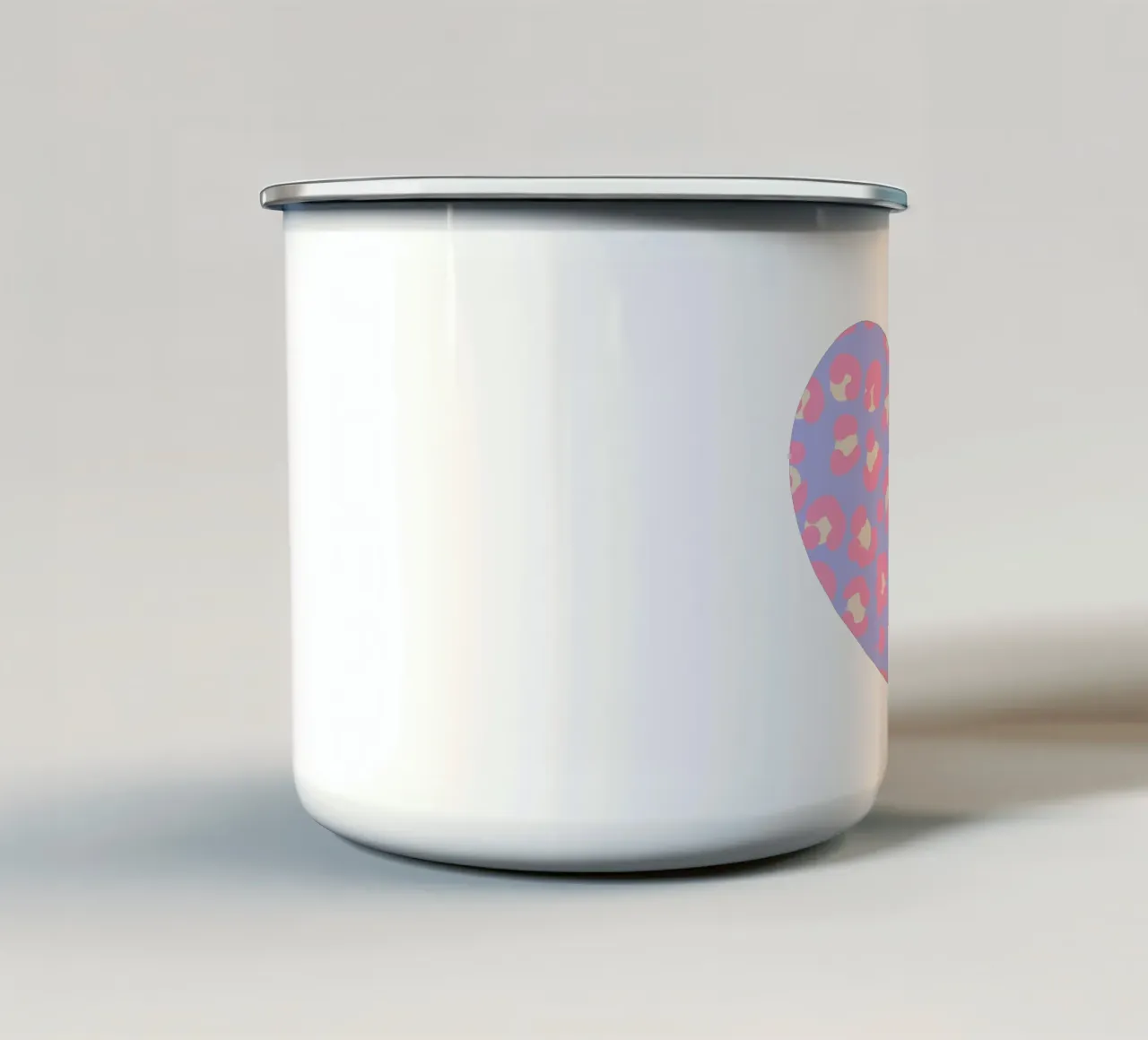 Cuore di Leone 3 tazza in smalto da Julia Reyelt