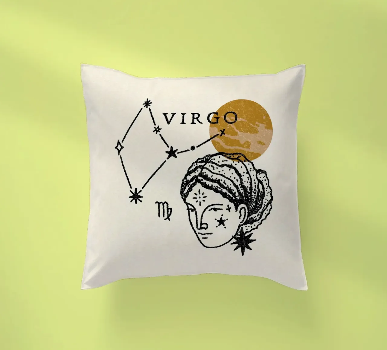 Virgo Zodiac cuscino da treechild